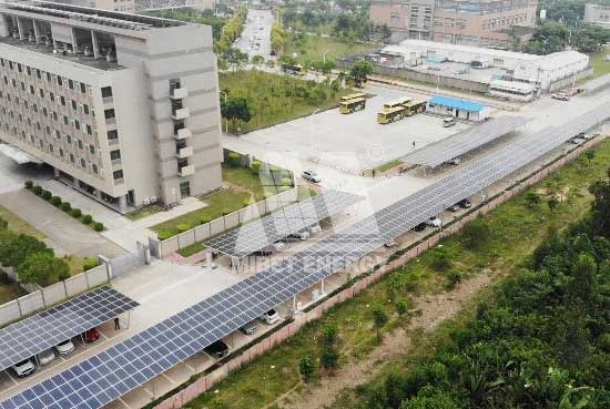 亚博YABO光伏车棚项目案例